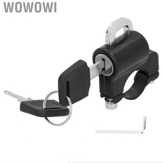 Wowowi Motorcycle  Lock Security Metal Padlock 2Keys for 0.9‑1.1in Handlebar Universal  Accessory Bicycle