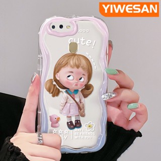 เคสโทรศัพท์มือถือ ซิลิโคนใส กันกระแทก ลายการ์ตูนเด็กผู้หญิงน่ารัก สีสันสดใส สําหรับ OPPO A12 A12s A5s A7 A11K