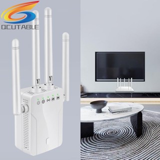 [Qcutable.th] เราเตอร์ขยายสัญญาณ WiFi ไร้สาย 2.4G 300Mbps ปลั๊ก EU US