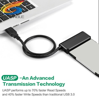 [Qcutable.th] อะแดปเตอร์แปลงฮาร์ดดิสก์ T04 USB 3.0 เป็น SATA 2.5 3.5 นิ้ว HDD SSD