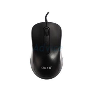 USB MOUSE OKER A-186G BLACK