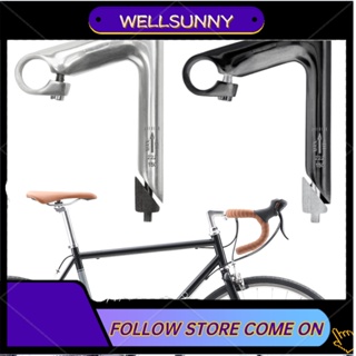 Quilstem Stem Sepeda Balap Alloy Fixie Vintage Roadbike Classic Silver Hitam