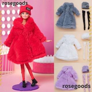 Rosegoods1 เสื้อคลุมตุ๊กตา แฟชั่น หมวกเบสบอล DIY ของเล่น ของขวัญเด็ก ถุงเท้าตุ๊กตา