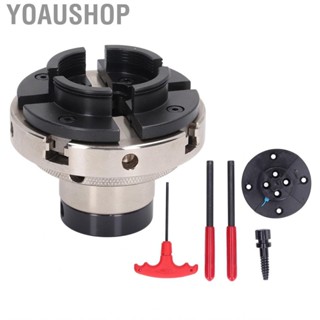 Yoaushop Lathe Chuck 4in CUG3418CC 4 Jaw 1INx8TPI Alloy Steel Clamping Accessory Set Kit