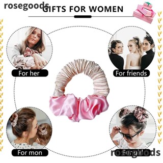 Rosegoods1 ที่ม้วนผม ไม่ทิ้งร่องรอย ที่คาดผม ที่ม้วนผม ขี้เกียจ ที่ม้วนผม ที่ม้วนผม Scrunchies ผม