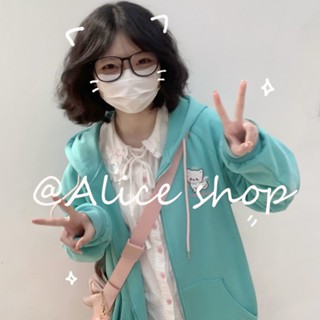 Alice เสื้อผ้าผู้ญิง แขนยาว เสื้อฮู้ด คลุมหญิง สไตล์เกาหลี แฟชั่น  ทันสมัย Trendy สบาย fashion A28J15W 36Z230909