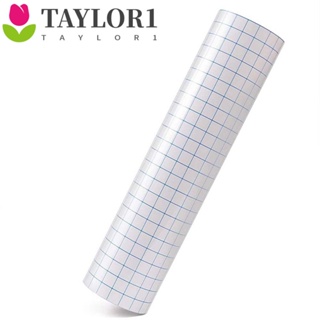 Taylor1 แผ่นกระดาษ PVC แบบใส มีกาวในตัว สีฟ้า