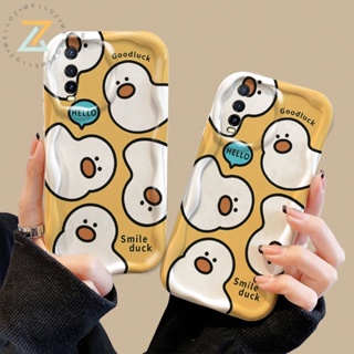 เคสโทรศัพท์มือถือ ซิลิโคน ลายเป็ดน่ารัก สําหรับ VIVO Y27 4G Y27 5G Y02 Y35 Y36 Y56 Y22 Y22S Y12 Y20 Y21 Y33S Y30 Y15 Y15S Y15A Y16 Y12A Y72 Y11 Y21A Y50 Y20A Y91C