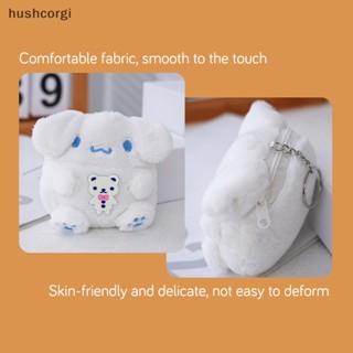 SANRIO [hushcorgi] กระเป๋าเป้สะพายหลัง กระเป๋าใส่เหรียญ ผ้ากํามะหยี่ขนนิ่ม ลายอนิเมะ My Melody Kt Cat Purin Dog Kuromi Plushie น่ารัก สําหรับเด็กผู้หญิง พร้อมส่ง