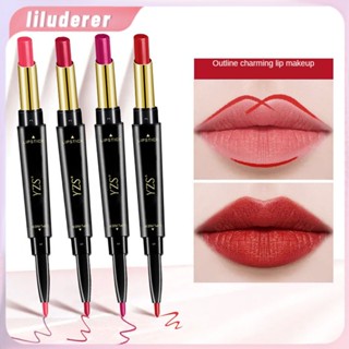 Yzs Explosions Double Lipstick Lip Liner Waterproof Long-lastin Not Decolorizing Not Sticking Cup White Lip Liner HO