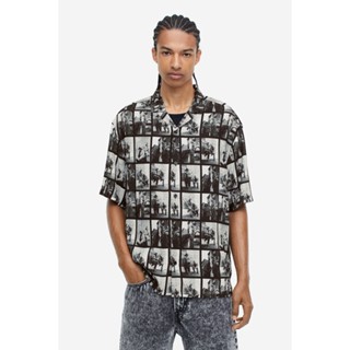 H&amp;M  Man Relaxed Fit Patterned resort shirt 1136278_5