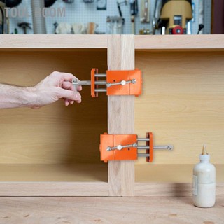 Tool Room 2 pcs Cabinet Claw อลูมิเนียมอัลลอยด์ Clamps สำหรับติดตั้ง Cabinetry Face Frame สีส้ม