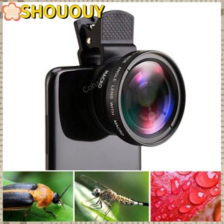 Shououy คลิปเลนส์ 0.45x 49uv สําหรับ iPhone Android