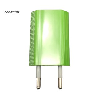 &lt;Dobetter&gt; ที่ชาร์จโทรศัพท์ ABS ปลั๊ก EU 5V 1A USB สําหรับสํานักงาน