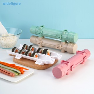 Widefigure แม่พิมพ์ม้วนข้าวปั้น ซูชิ เนื้อสัตว์ สไตล์ญี่ปุ่น DIY อุปกรณ์เสริม สําหรับทําซูชิ 1 ชิ้น