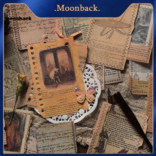 &lt;moonback&gt; กระดาษโน้ต สไตล์ย้อนยุค สําหรับตกแต่งสมุดภาพ DIY 30 ชิ้น