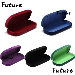 Future กล่องแว่นตากันแดด ผ้ากํามะหยี่ ป้องกันแรงดัน สีพื้น สําหรับผู้หญิง