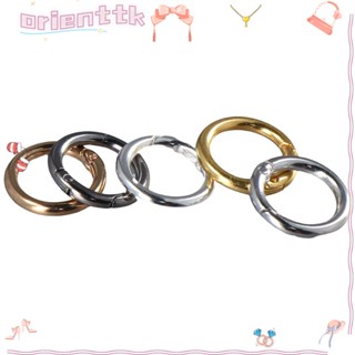 Orienttk คลิปห่วงคาราบิเนอร์ โอริง ทรงกลม โลหะผสม เส้นผ่าศูนย์กลางด้านนอก 28 มม. สีทอง 50 ชิ้น