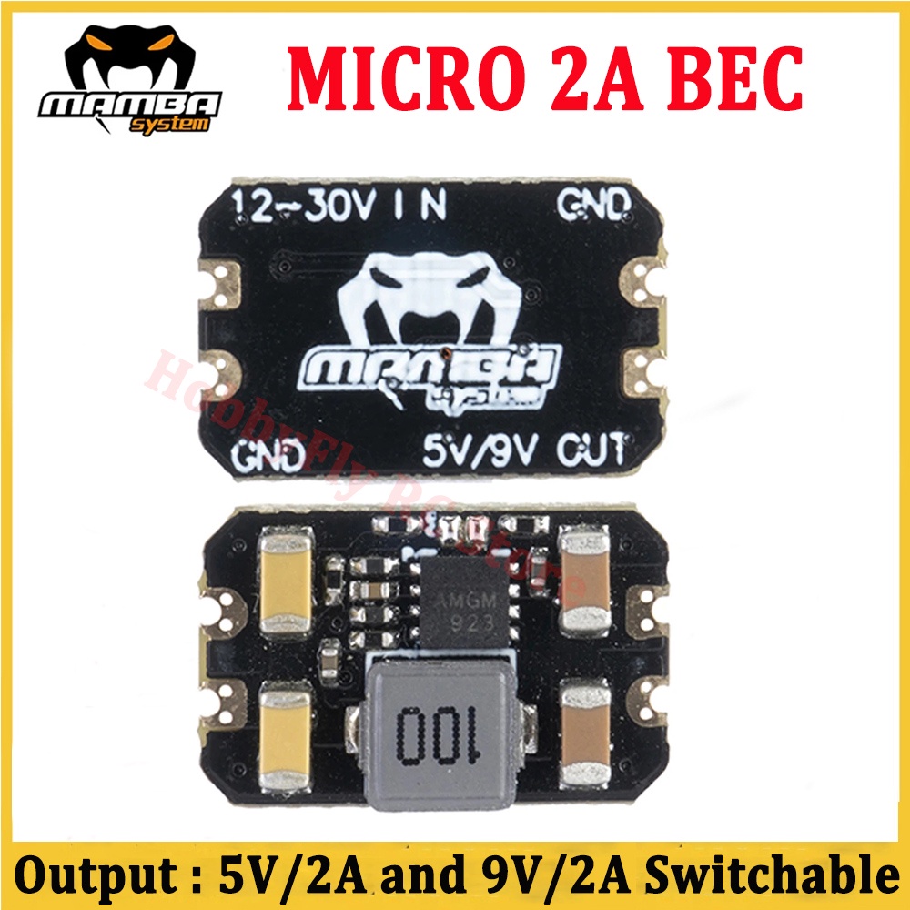 Diatone MAMBA MICRO 2A BEC 5V/9V สําหรับหน ่ วยอากาศ DJI