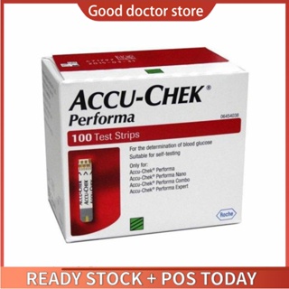 (EXP:2024-08-31) Accu Chek Performa แถบทดสอบ 50 / 100 แผ่น