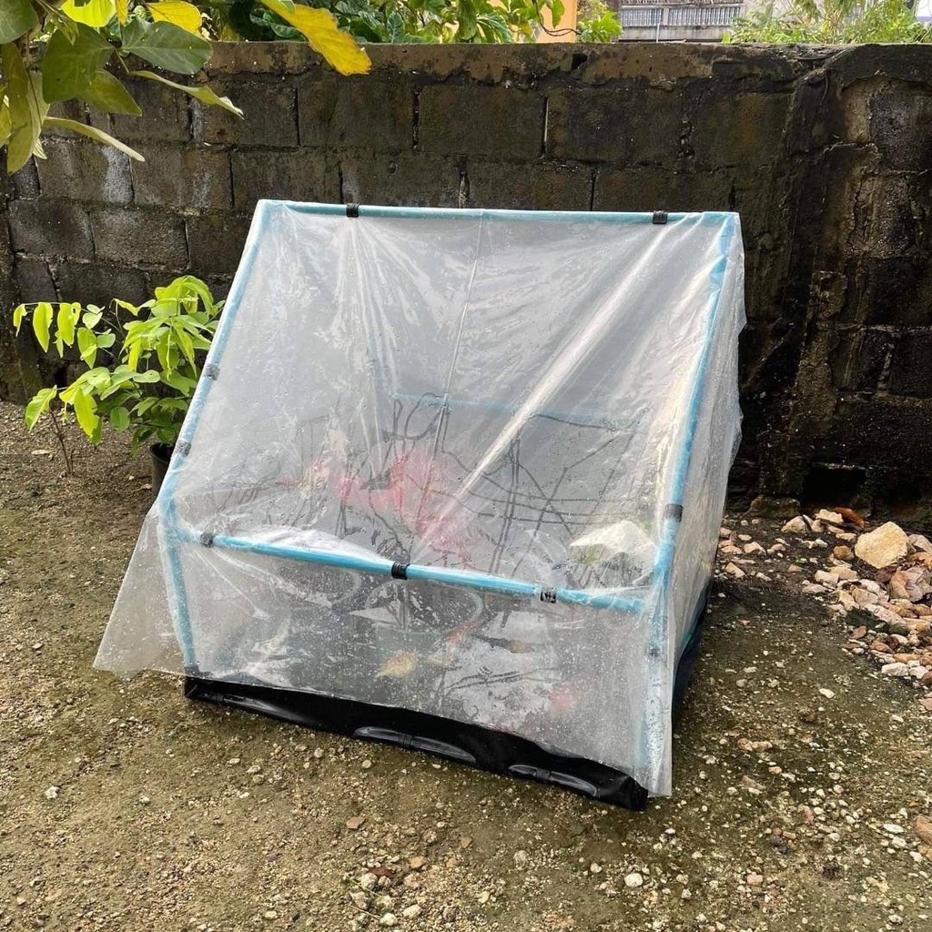 ตู้บอนสีเปิดได้ 2 ด้าน อบต้นไม้ อบบอนสี ตู้เลี้ยงต้นไม้ ขนาด 1x1 เมตร พลาสติกใส อุปกรณ์​ครบชุด - รูปที่ 4