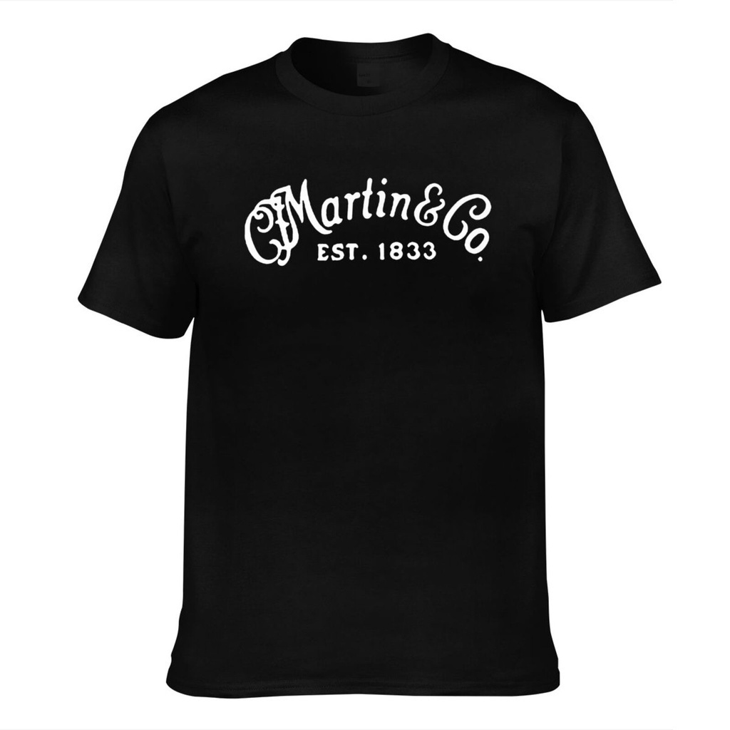 [S-5XL]ขายดี เสื้อยืดแขนสั้น ผ้าฝ้าย พิมพ์ลาย Martin Guitar Co.1833 BOfnej91JMflhk93 สําหรับผู้ชาย