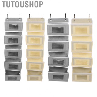 Tutoushop organizer wardrobe Hanging Closet Organizer Multilayer Strong Load Bearing  Nonwoven Over Door Organizer