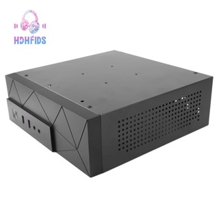 พาวเวอร์ซัพพลาย HTPC โฮสต์ออฟฟิศ 2.0 USB Mini ITX พร้อมเคสคอมพิวเตอร์ แนวนอน MX01