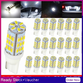 Shine หลอดไฟ Led ติดป้ายทะเบียนรถยนต์ สําหรับ T10 42smd-1206 3020 20 ชิ้น