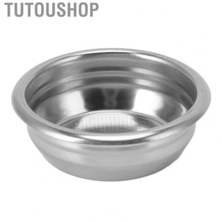 Tutoushop Portafilter Filter  Stainless Steel Double Cup Coffee  Filter  for Coffee Making