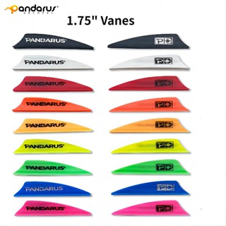 ขนนก Vanes 1.75 นิ้ว วัสดุพลาสติก TPU สําหรับเพลาคาร์บอน DIY 60 ชิ้น