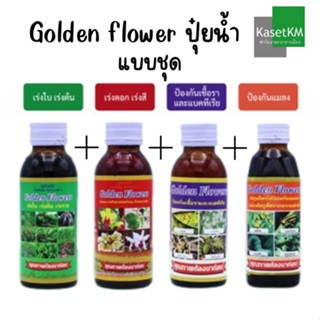 Golden flower ปุ๋ยน้ำ เร่งราก เร่งดอก บำรุงต้น กำจัดแมลง ป้องกันเชื้อรา กันรา กำจัดแมลง ของแท้100%