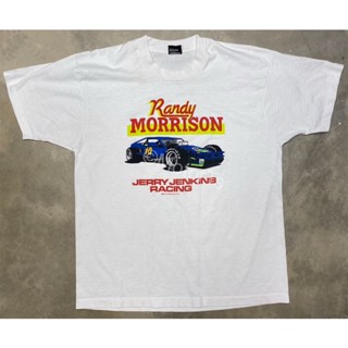 หายาก! เสื้อยืด ลาย Randy Morrison Jerry Jenkins Racing 1989 สไตล์วินเทจ ขนาดใหญ่