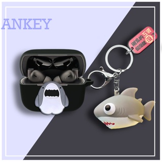 FIIL CC PRO Case Protective Ccpro Cute Cartoon Shark Cover Bluetooth Earphone Shell Accessories TWS Headphone Portable