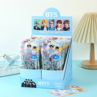 Bts ปากกาเจล ตะขอโลหะ บอล ไอดอล ดาว สําหรับนักเรียน (6 ชิ้น)