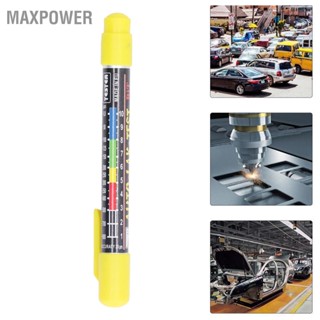  Maxpower เครื่องวัดความหนาสีรถยนต์ ปากกาทดสอบการเคลือบสี เครื่องวัดความหนาสี ปลายแม่เหล็กสำหรับรถยนต์