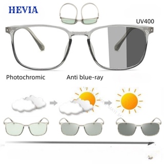 Hevia 2 In 1 แว่นตากันแดด โฟโตโครมิก ป้องกันรังสี UV400 Tr90 FL014