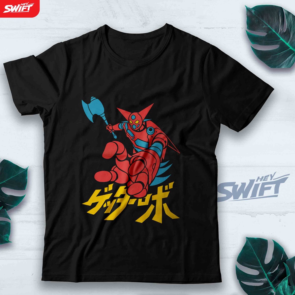 QCเสื้อยืด พิมพ์ลาย Getter Robo 042 Getter Robo สําหรับผู้ชาย