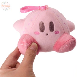 Pewany พวงกุญแจ จี้ตุ๊กตา Kirby Star Kawaii รูปสัตว์ โปเกมอน สีชมพู สีส้ม