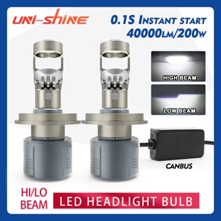 Uni-shine หลอดไฟหน้า LED H7 H11 H4 LED 6500K LHD RHD 9005 9006 STG 12V 24V สีขาว สําหรับรถยนต์ มอเตอร์