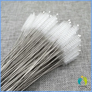 Comfy แปรงล้างหลอดดูด จุกนม ขนไนล่อน ไม่ทำให้เป็นรอย Stainless steel soft straw straw brush