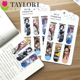 Taylor1 ที่คั่นหนังสือ ลายอะนิเมะดาบพิฆาตอสูร Kamado Tanjirou Kimetsu No Yaiba 6 ชิ้น