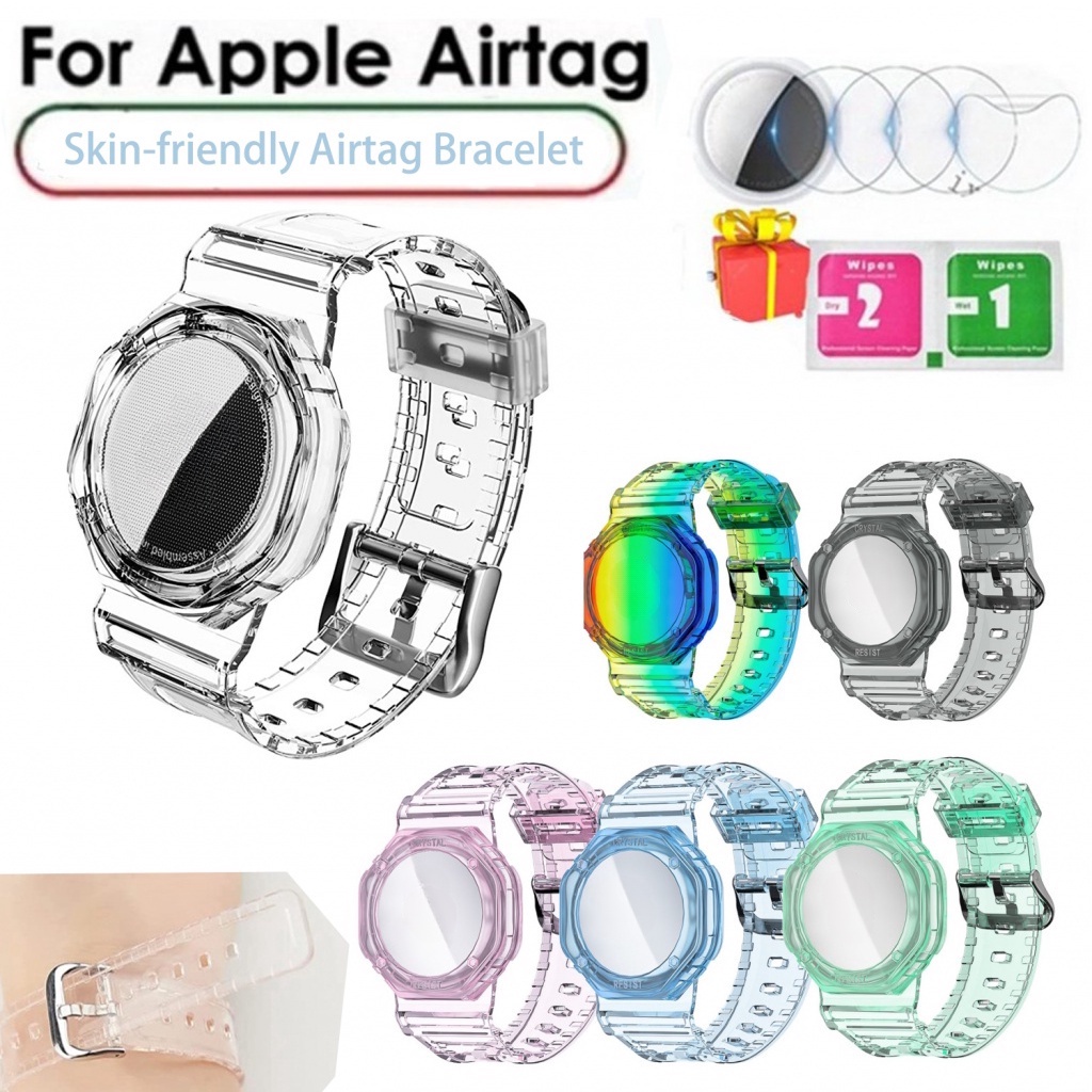 AirTag สายรัดข้อมือเด็ก,สร้อยข้อมือ AirTag เข้ากันได้กับเคส Apple AirTag,Adjustable Anti Lost GPS Tr