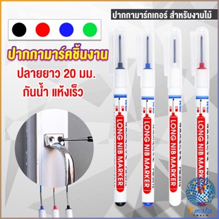 Tmala ปากกามาร์คเกอร์  พร้อมส่ง ปากกามาร์คเกอร์หัวยาว งานไม้ marking pen