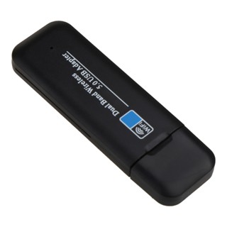 R* MU-5300 802 11a b g n ac 1200Mbps อะแดปเตอร์รับส่งสัญญาณไร้สาย USB WiFi BT5 0 WLAN สําหรับ Win 7 8 8 1