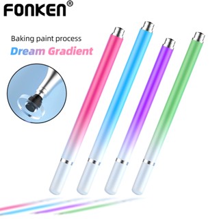 Fonken ปากกาสไตลัส ปากกา ดินสอทัชสกรีน ไล่โทนสี สีมาการอง สําหรับ Android โทรศัพท์ แท็บเล็ต