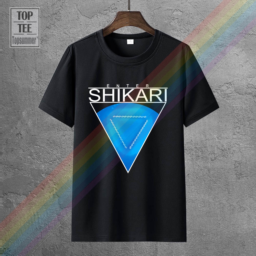 เสื้อยืดผ้าฝ้ายพิมพ์ลายแฟชั่น เสื้อยืด พิมพ์ลาย Herren Enter Shikari Blue Tri Light Live Nation S JM
