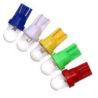 หลอดไฟอ่านหนังสือ T10 1Led W5W สําหรับโคมไฟภายในรถยนต์ DC12V 10 ชิ้น