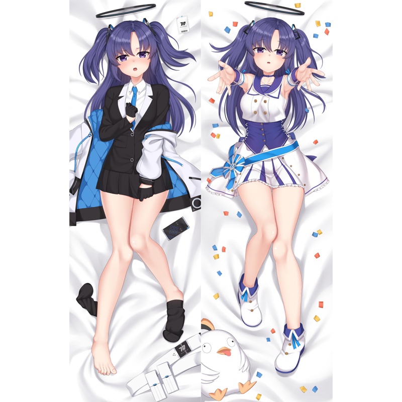 2 Blue Archive Hayase Yuuka อะนิเมะ dakimakura หมอนกอด Otuka Waifu ปลอกหมอนสองด้าน 50*150 ซม.