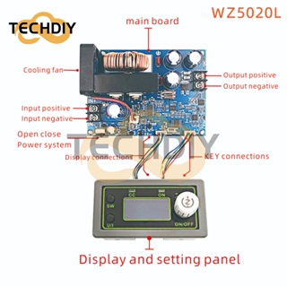 Wz5020l โมดูลแปลงพาวเวอร์ซัพพลาย DC CC CV 50V 20A 1000W ปรับได้